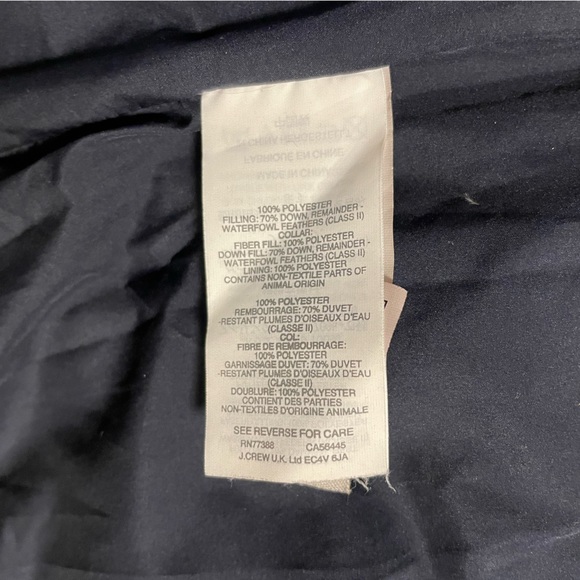 J.Crew Navy Puffer Vest - size M (Women’s) - Picture 2 of 10